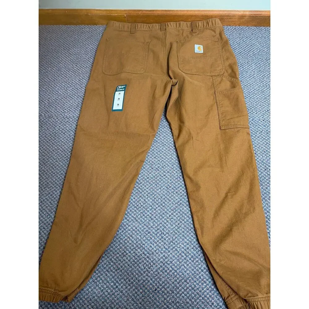 Carhartt Brown Rugged Flex Cargo Jogger 36 Short